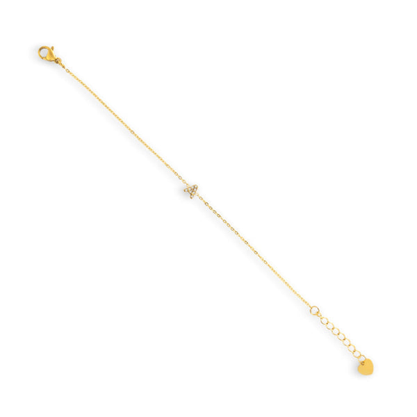 Initial Crystal Bracelet