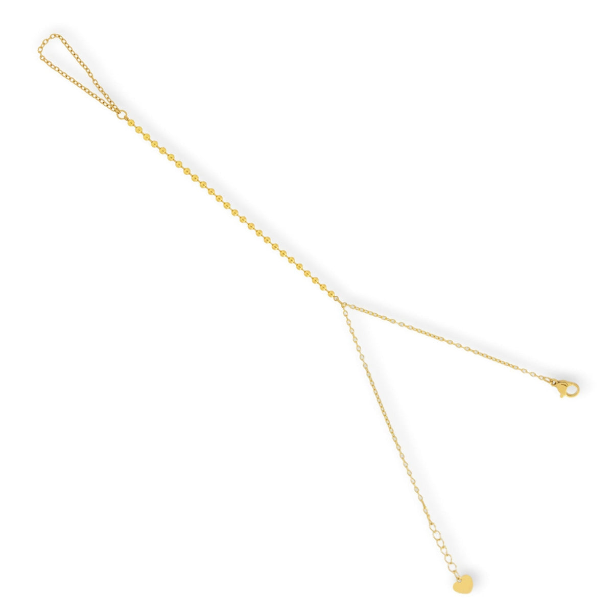 Delicate Ball Chain Hand Bracelet