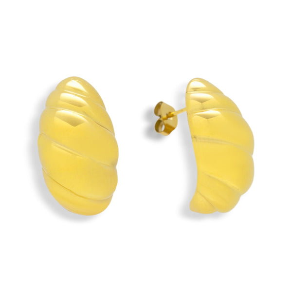 Twist Shell Dome Earrings
