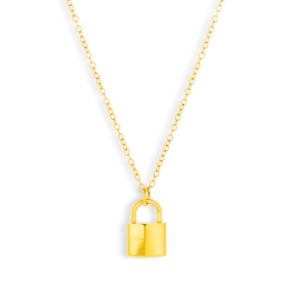 Lock Pendant Necklace