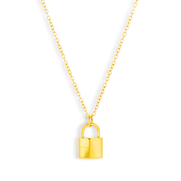 Lock Pendant Necklace
