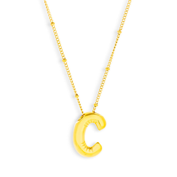 Starburst Initial Necklace