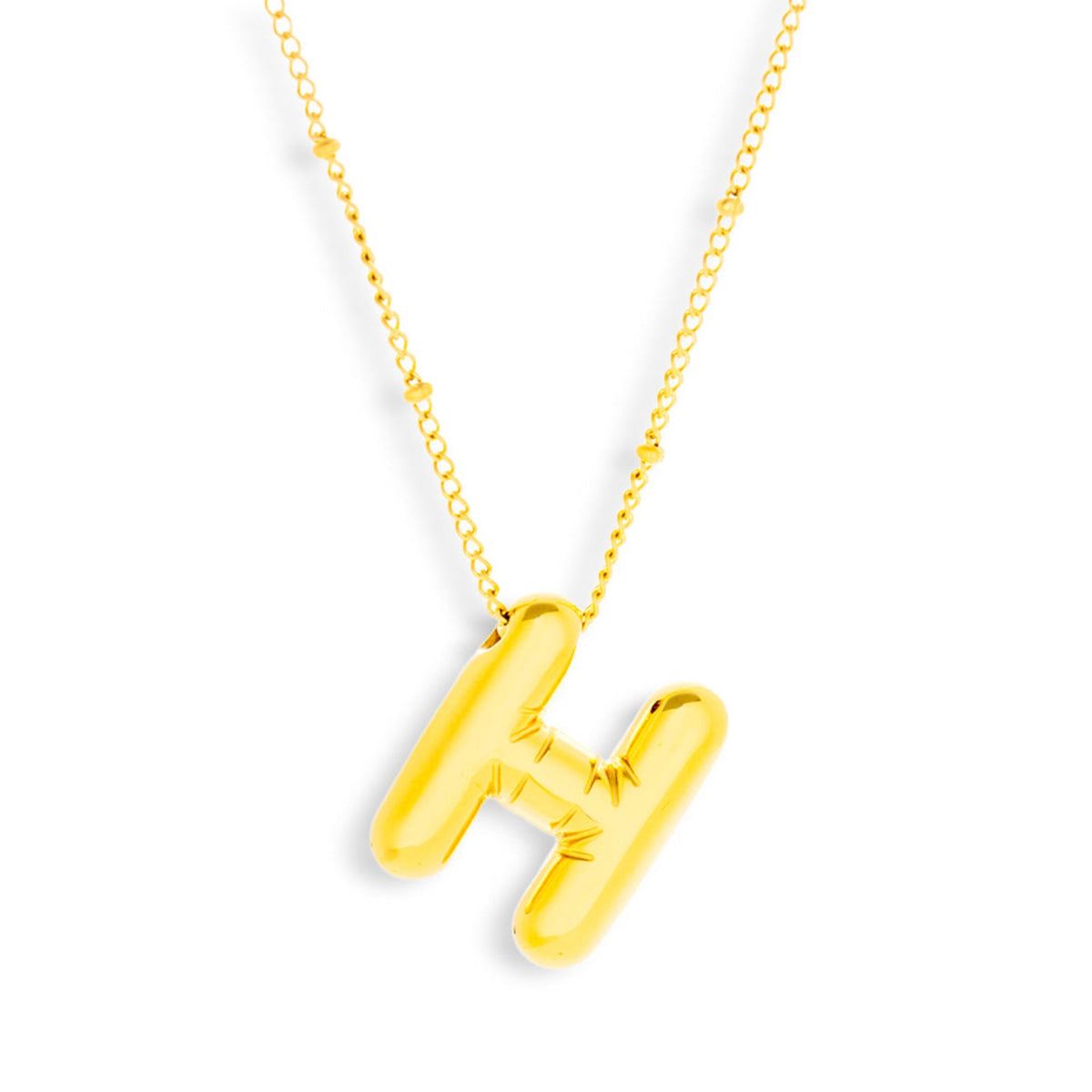 Starburst Initial Necklace