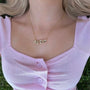 Custom/Personalized Bubble Letter Name Necklace