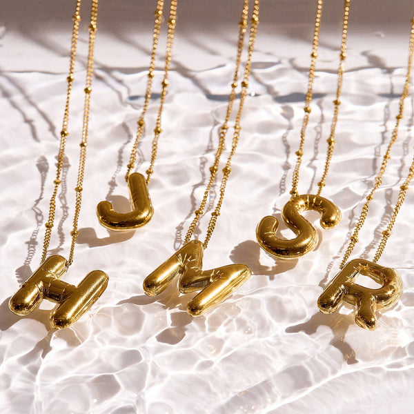 Starburst Initial Necklace