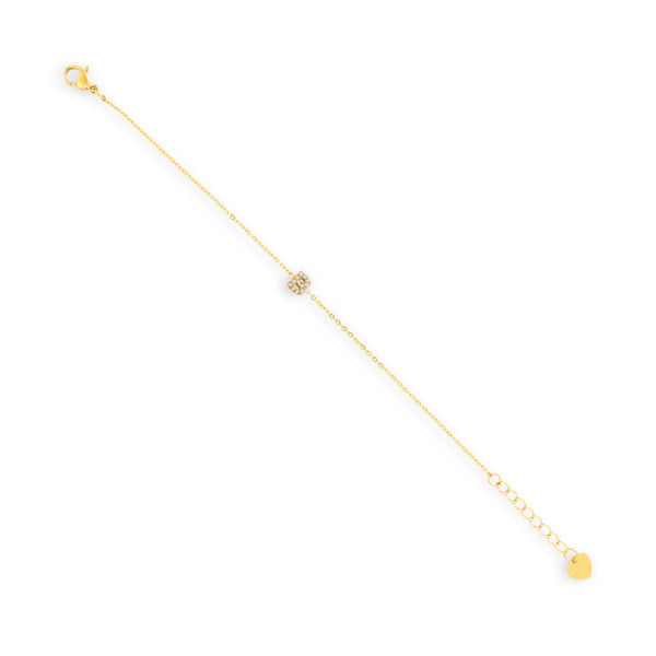 Initial Crystal Bracelet