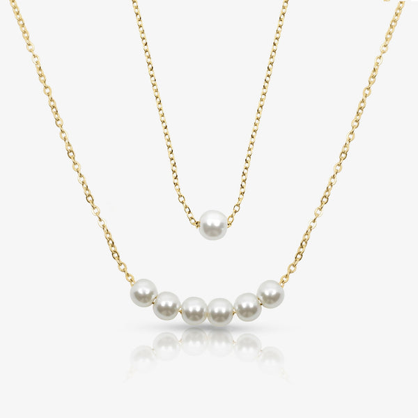 Opalina Pearl Necklace Set