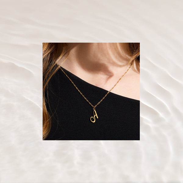 Golden Letter Necklace