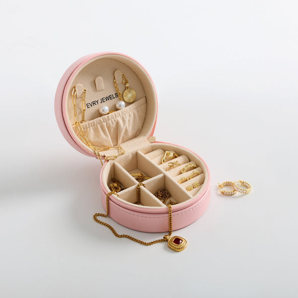 Mini Round Jewelry Box
